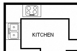 Cottages of White Bear_2 Bedroom Floor Plan